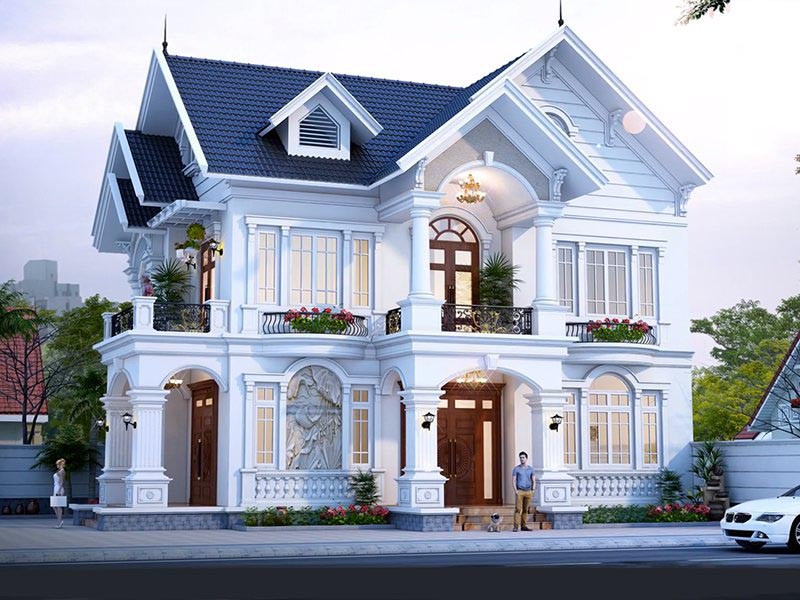 12 mẫu thiết kế biệt thự giá rẻ chỉ từ 500 triệu 67 biệt thự mái thái kiểu tunturin