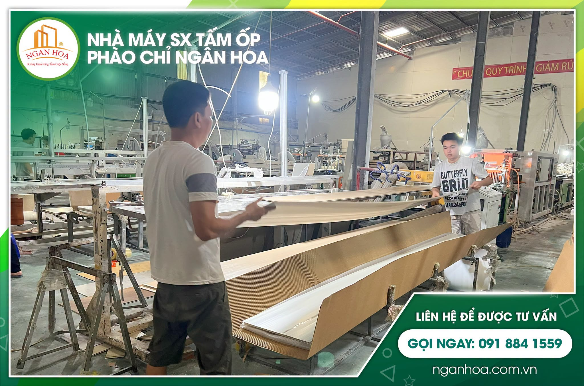 Ngân Hoa – Phào Chỉ Nhựa, Tấm Nhựa Ốp Tường Nội Thất
